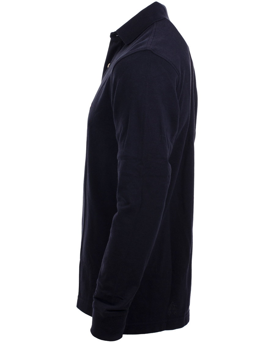 Herr | Tröjor | Tommy Hilfiger | New Tommy Long Sleeve Piké Regular Fit Midnight