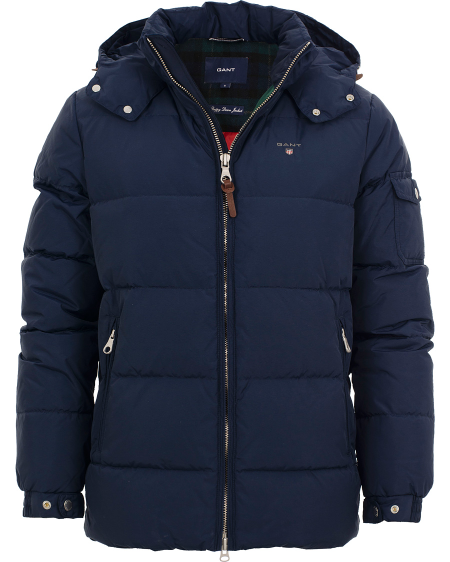 Herr | Jackor | GANT | The Preppy Down Jacket Storm Blue