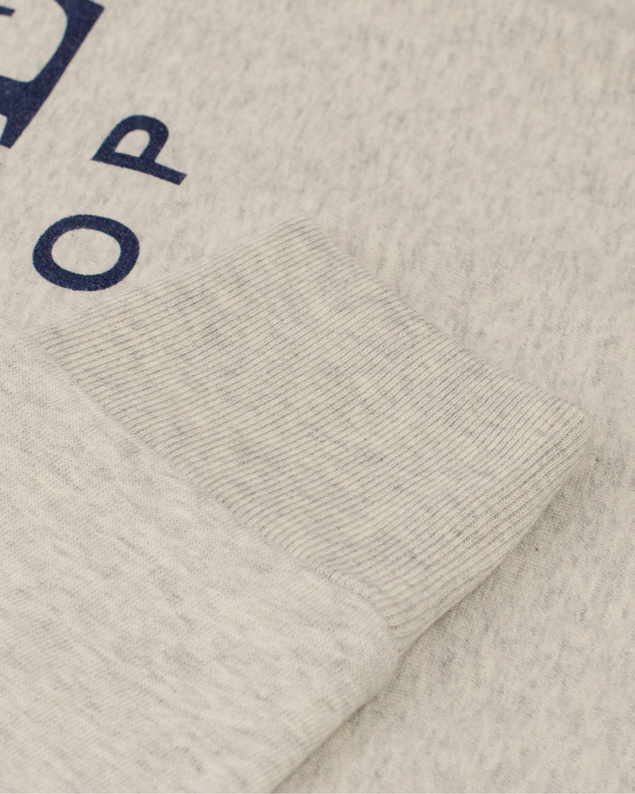 Herr | Tröjor | GANT | Yale Coop C-Neck Sweat Light Grey Melange