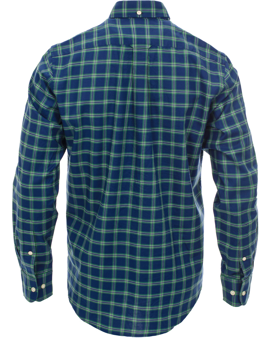 Herr | Skjortor | GANT | Wilmington Twill Check Regular Fit Shirt Bottle Green