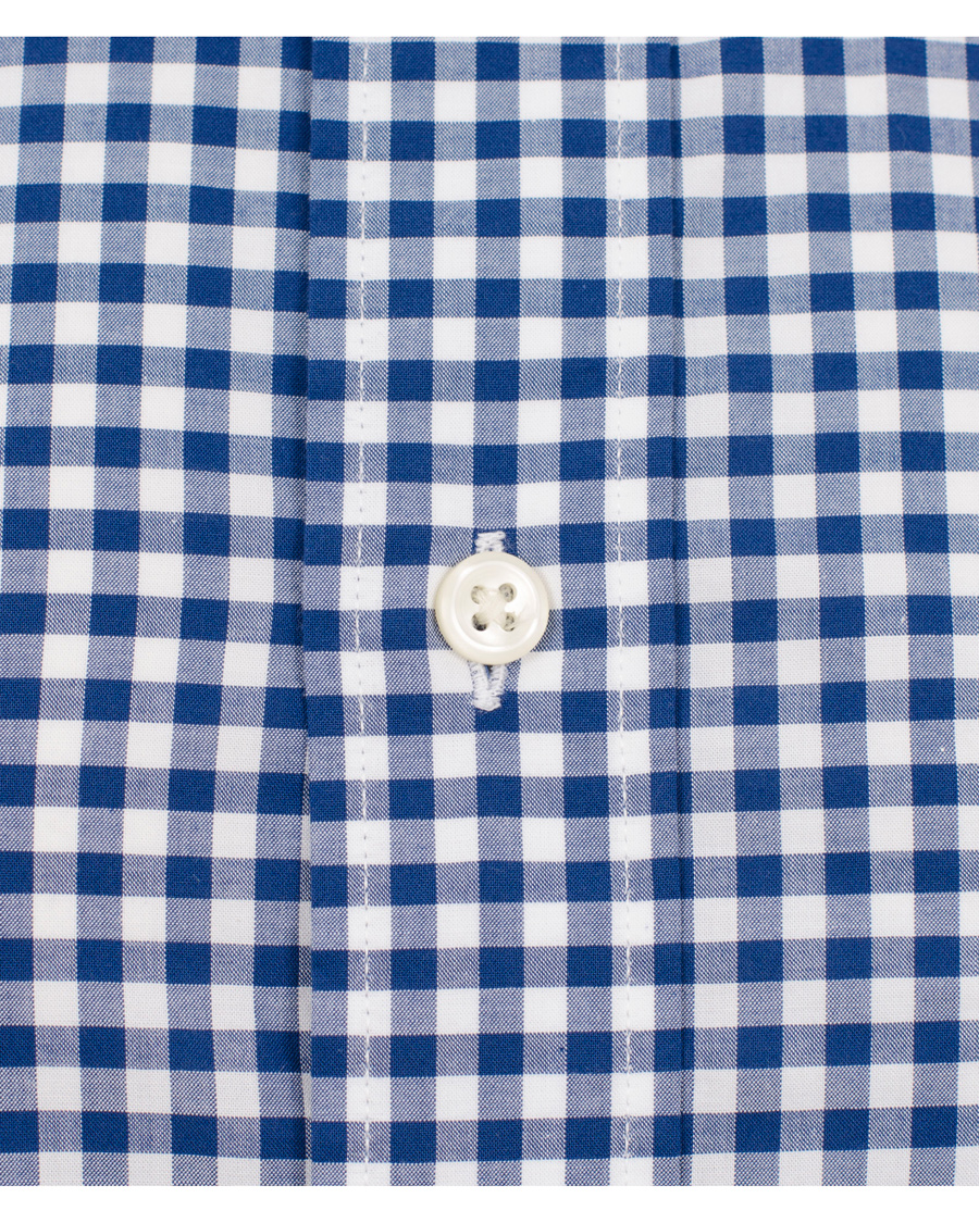 Herr | Skjortor | GANT | The Gingham Regular Fit Shirt Deep Cobalt Blue