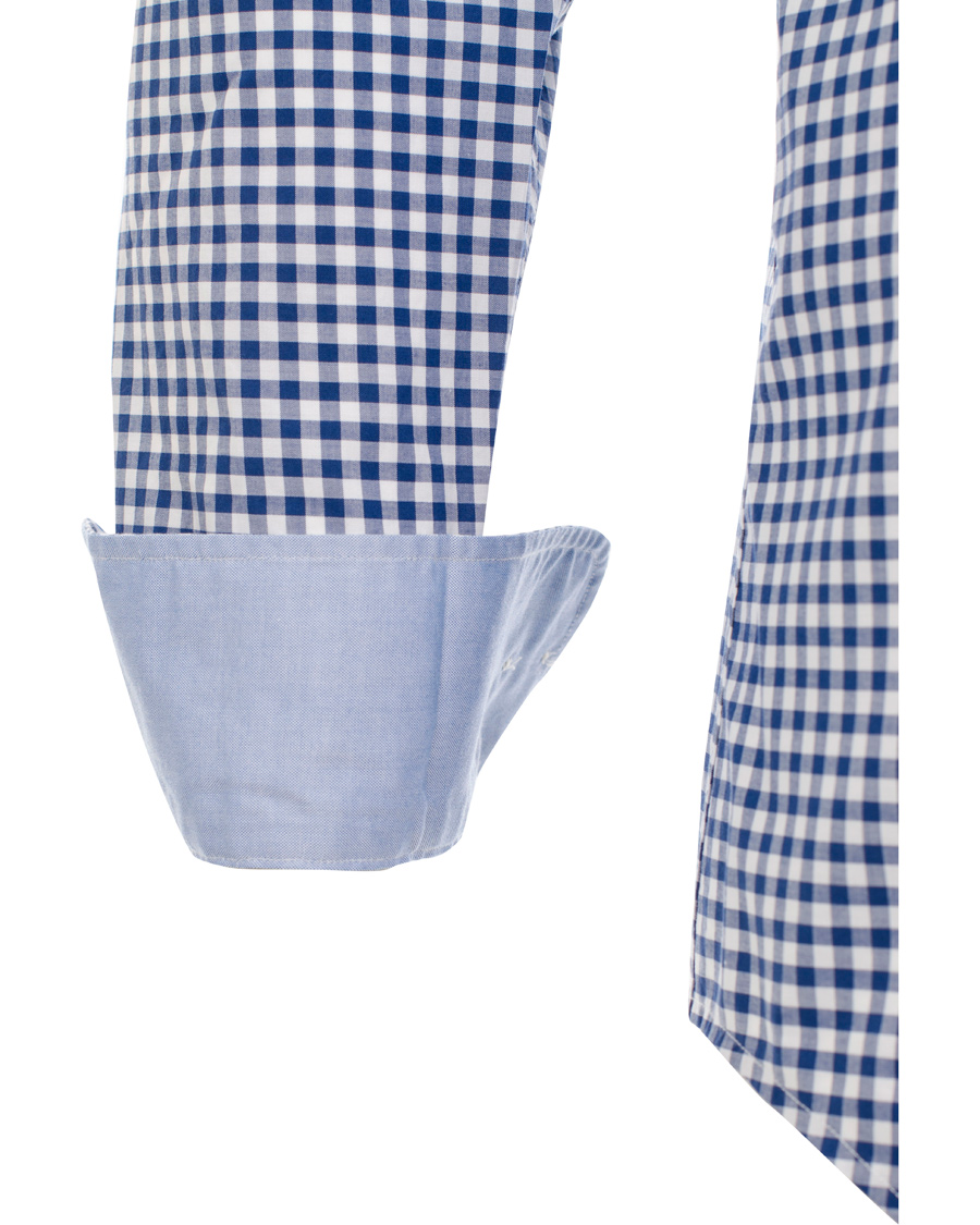 Herr | Skjortor | GANT | The Gingham Regular Fit Shirt Deep Cobalt Blue