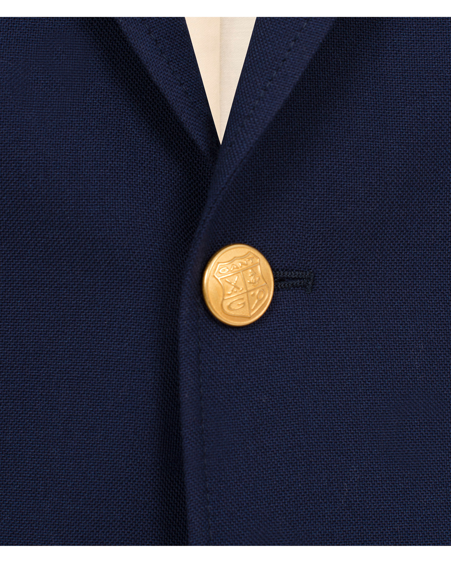 Herr | Kavajer | GANT Rugger | The Hopsack Club Blazer Evening Blue