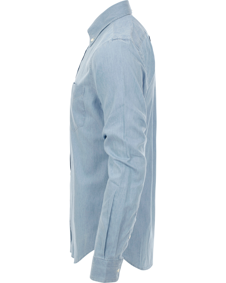 Herr | Skjortor | GANT Rugger | Luxury Indigo Hogb Fit Button Down Shirt Light Indigo