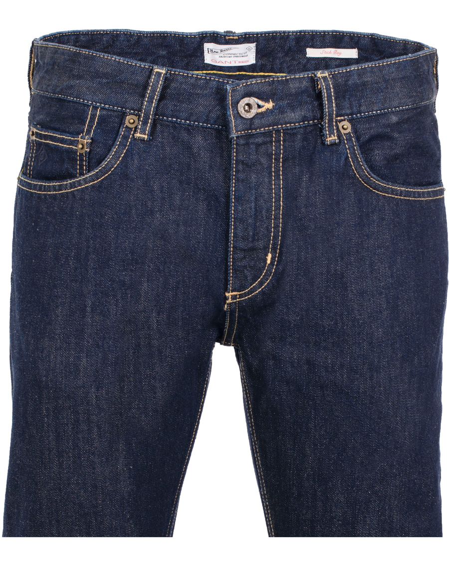Herr | Jeans | GANT Rugger | Stick Boy Raw Jeans Dark Blue