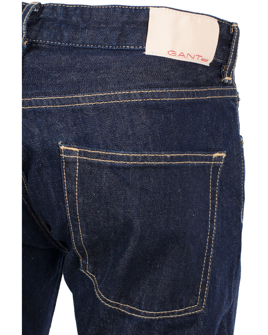 Herr | Jeans | GANT Rugger | Stick Boy Raw Jeans Dark Blue