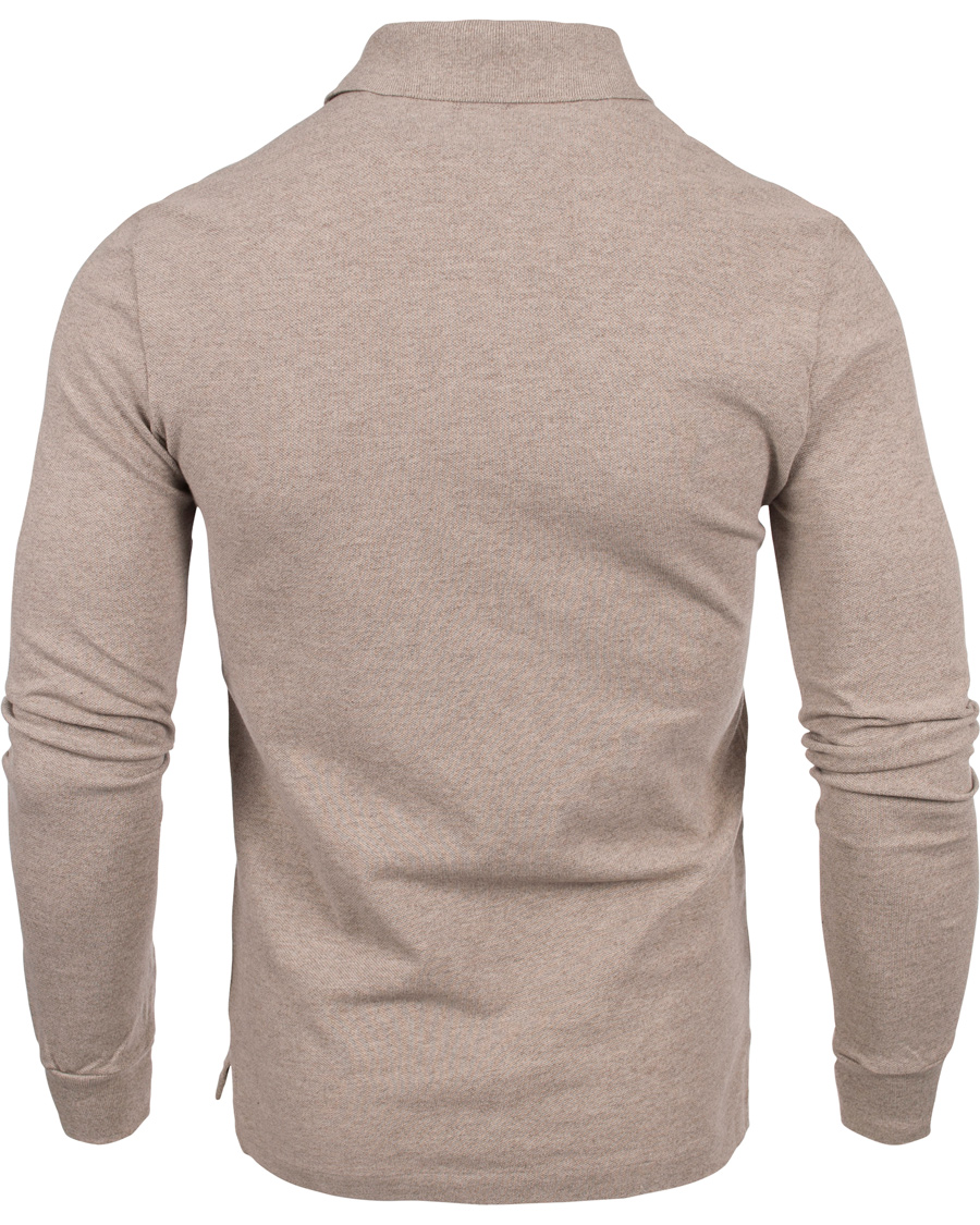 Herr | Tröjor | Polo Ralph Lauren | Long Sleeve Slim Fit Piké Fisherman Heather