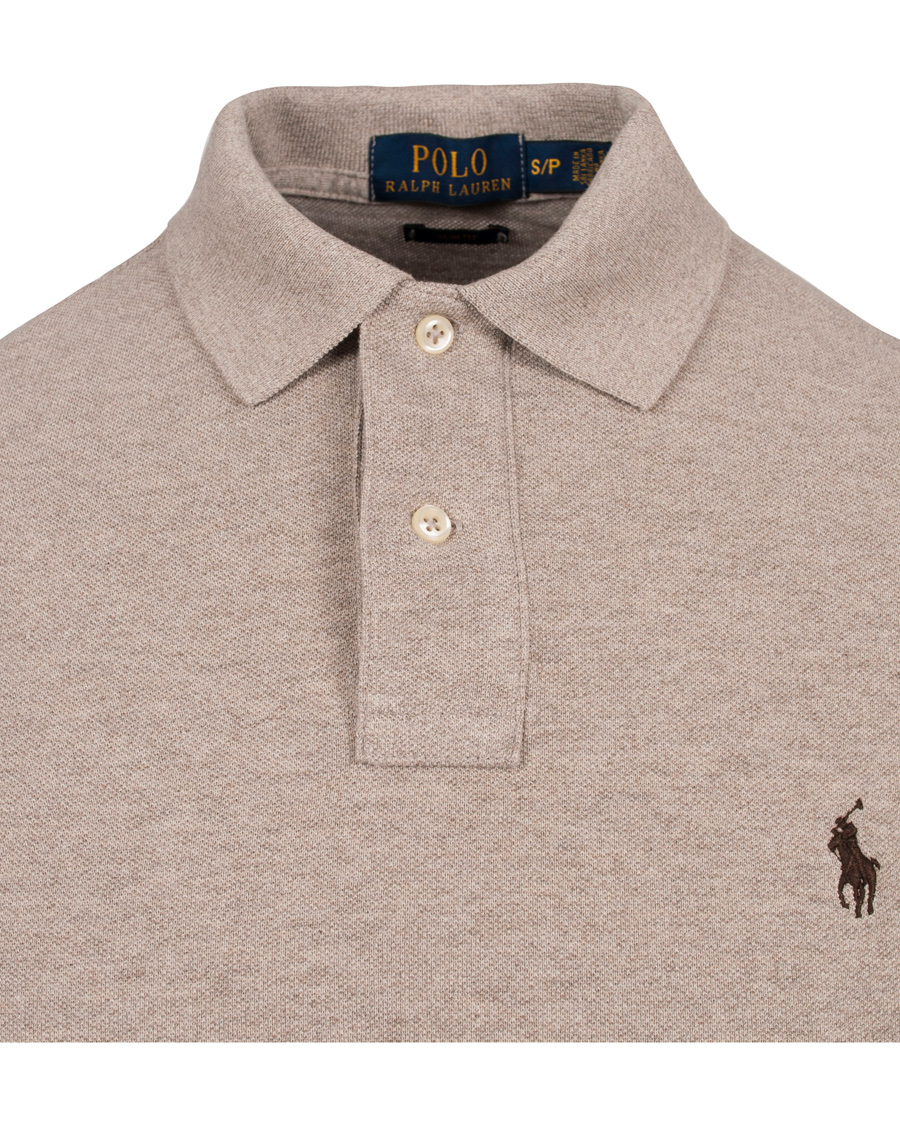 Herr | Tröjor | Polo Ralph Lauren | Long Sleeve Slim Fit Piké Fisherman Heather
