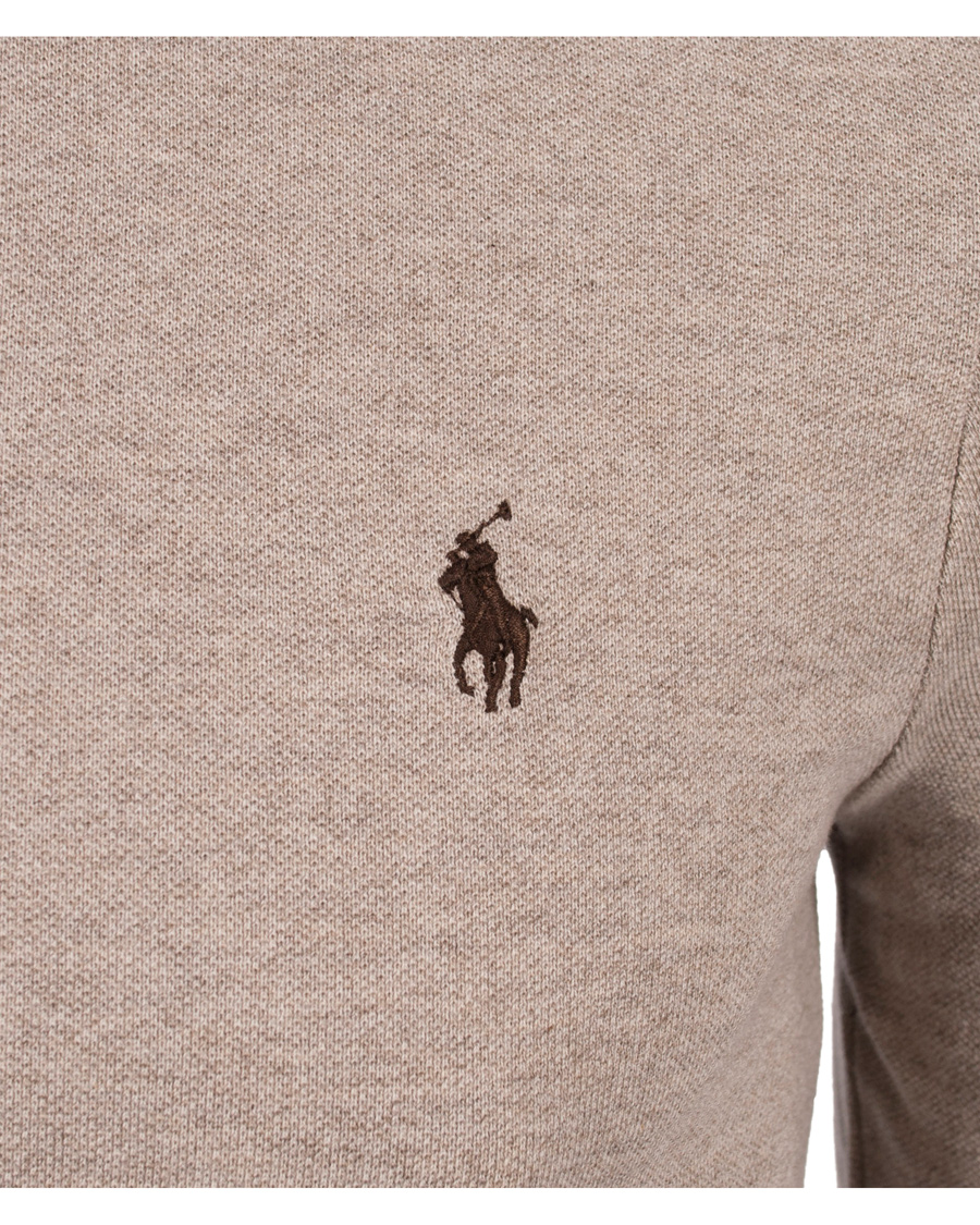 Herr | Tröjor | Polo Ralph Lauren | Long Sleeve Slim Fit Piké Fisherman Heather