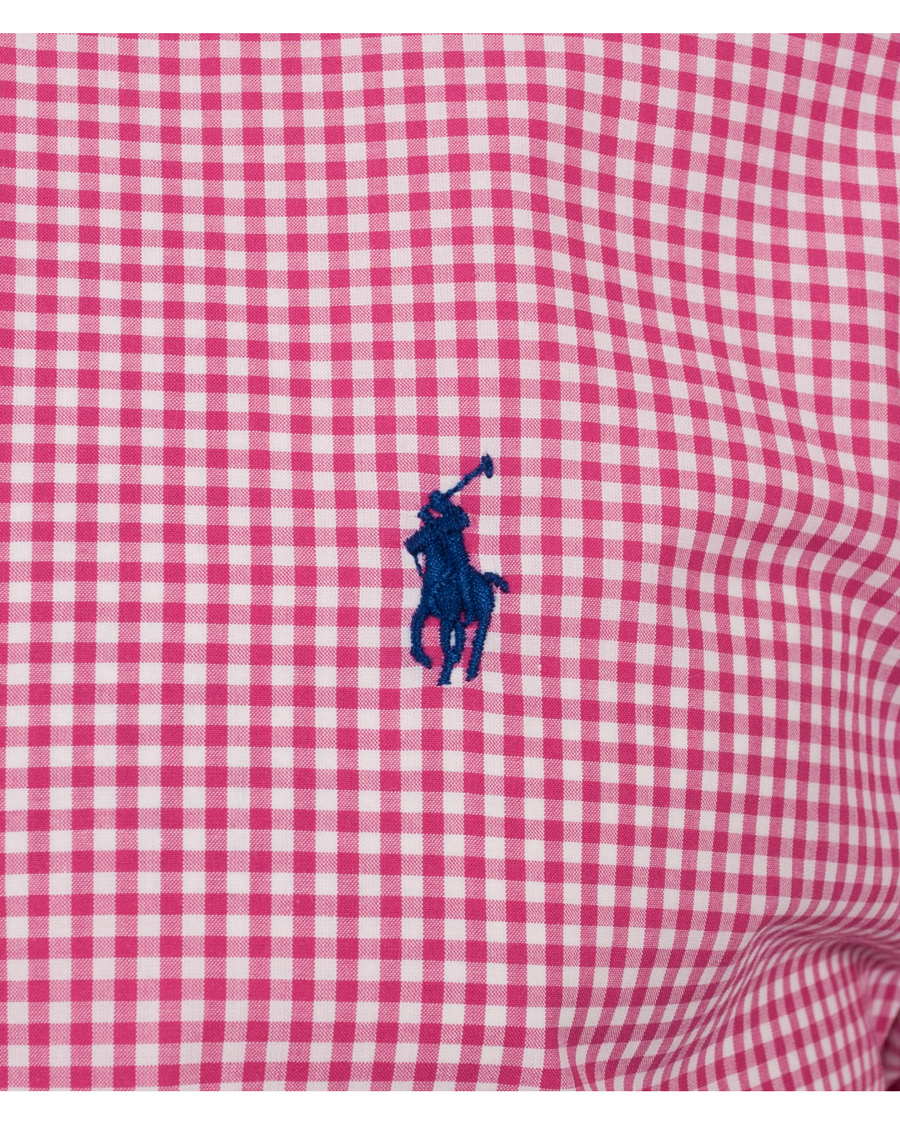 Herr | Skjortor | Polo Ralph Lauren | Slim Fit Poplin Check Shirt Pink