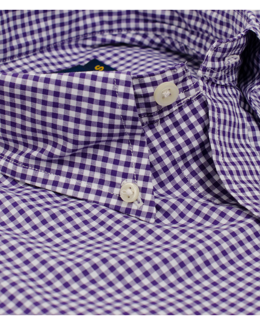 Herr | Skjortor | Polo Ralph Lauren | Slim Fit Poplin Check Shirt Purple