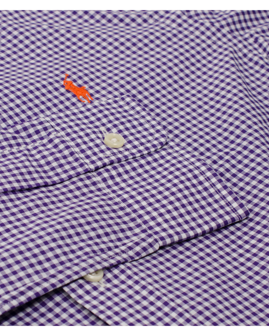 Herr | Skjortor | Polo Ralph Lauren | Slim Fit Poplin Check Shirt Purple