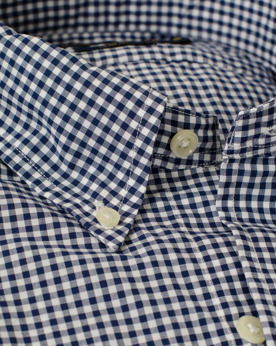 Herr | Skjortor | Polo Ralph Lauren | Slim Fit Poplin Check Shirt Navy
