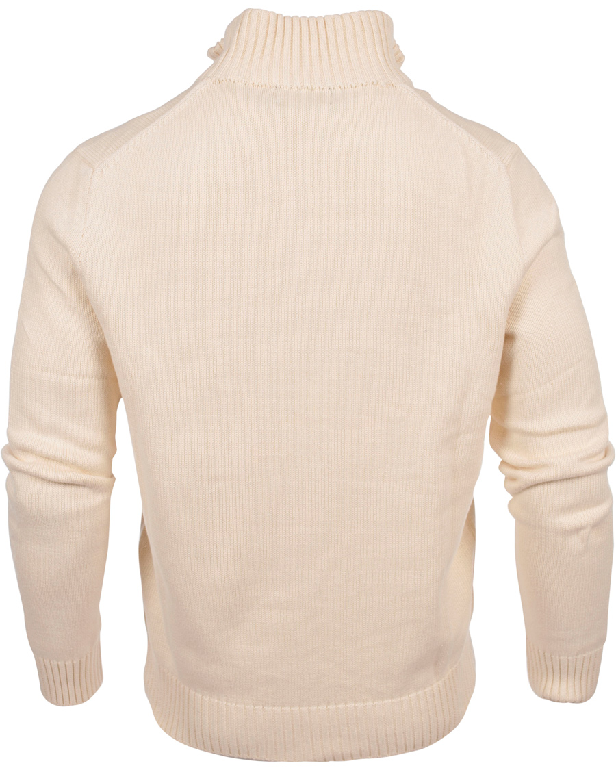 Herr | Tröjor | Polo Ralph Lauren | Cotton Half Zip Antique Cream