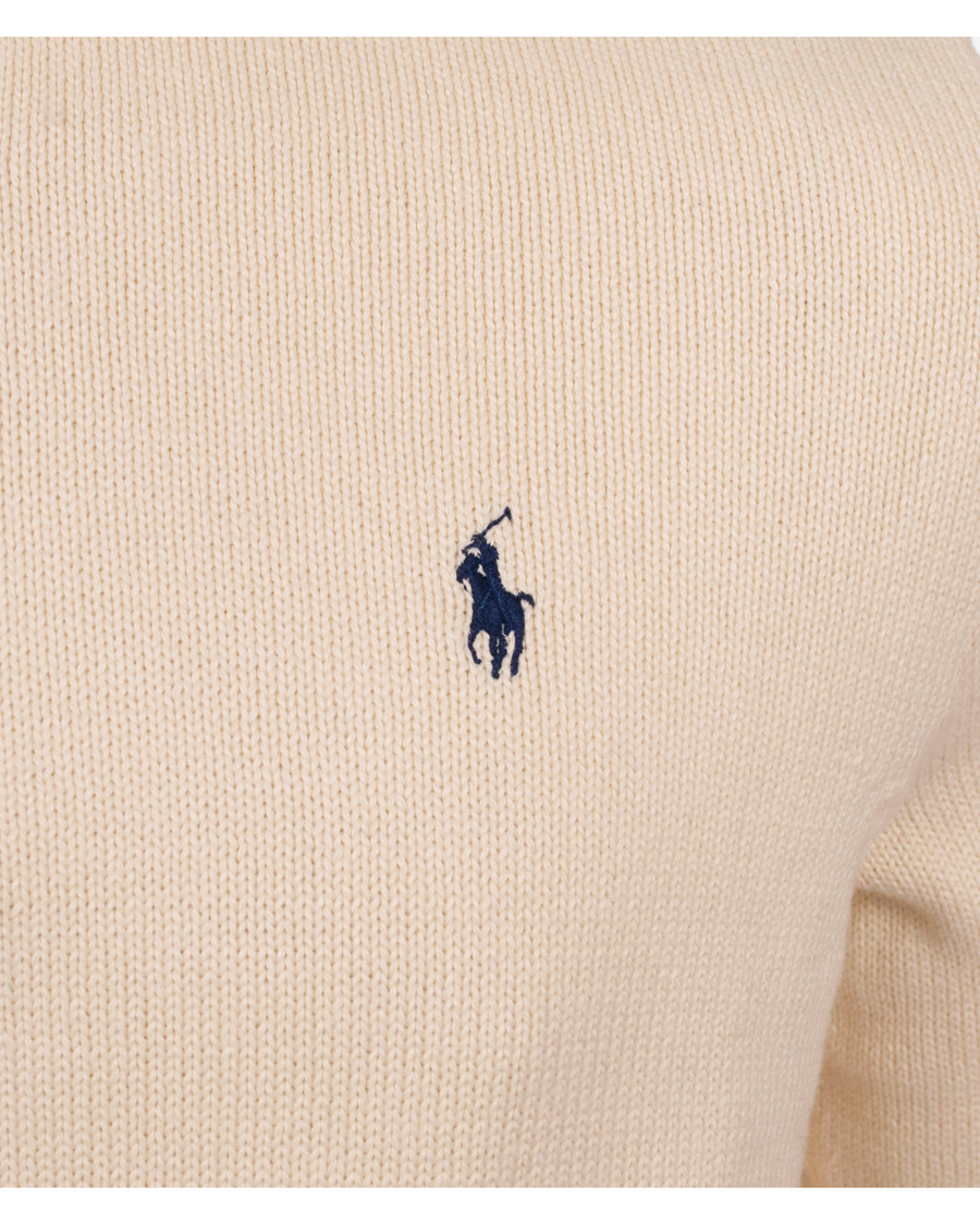 Herr | Tröjor | Polo Ralph Lauren | Cotton Half Zip Antique Cream