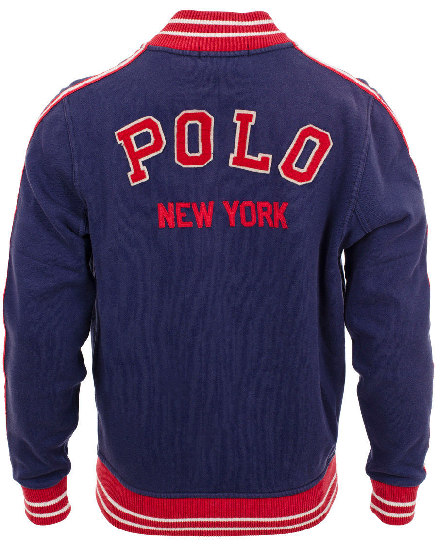 Herr | Tröjor | Polo Ralph Lauren | USA Baseball Jacket Blue Mood