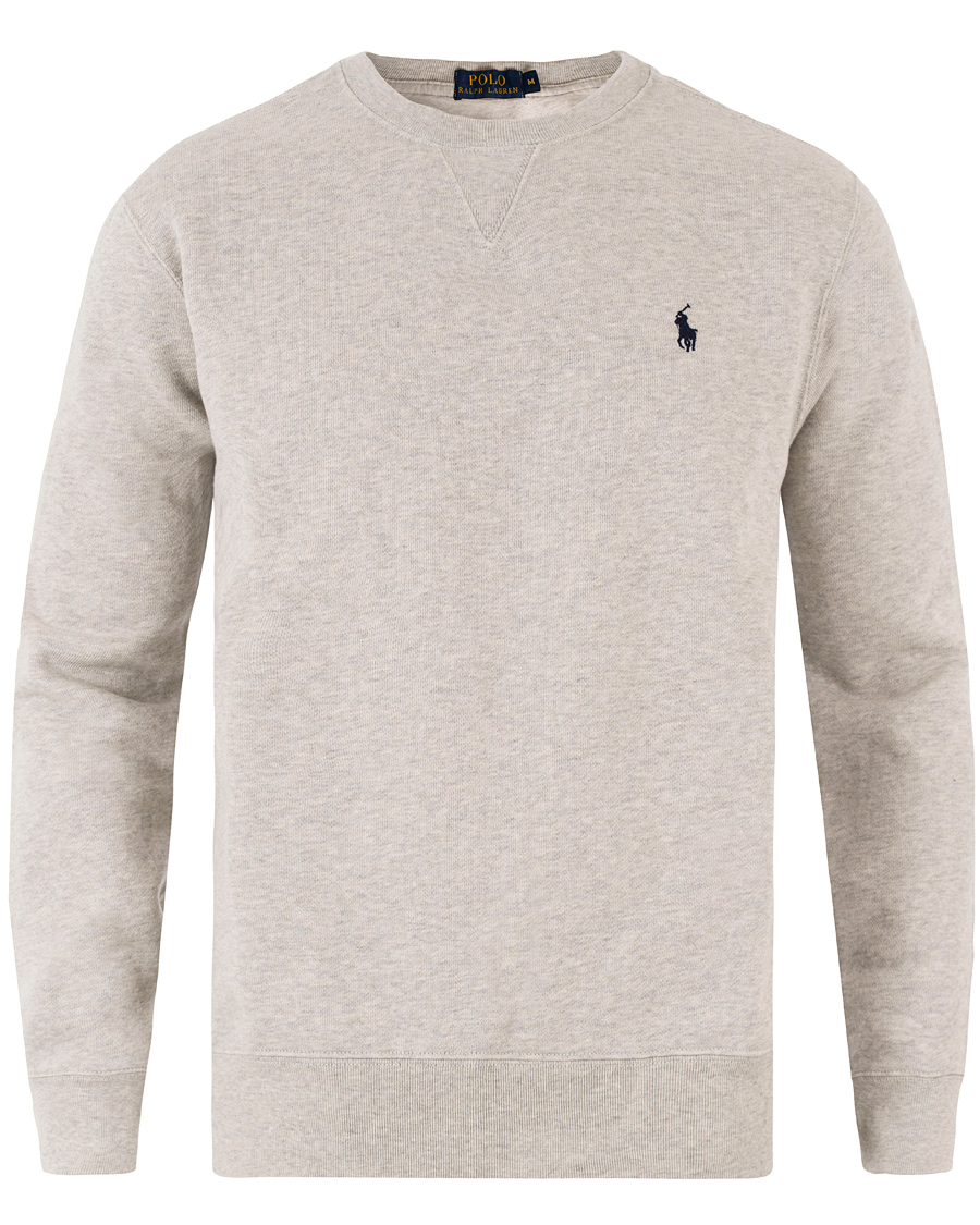 Herr | Tröjor | Polo Ralph Lauren | Crew Neck Sweatshirt Light Grey Heather