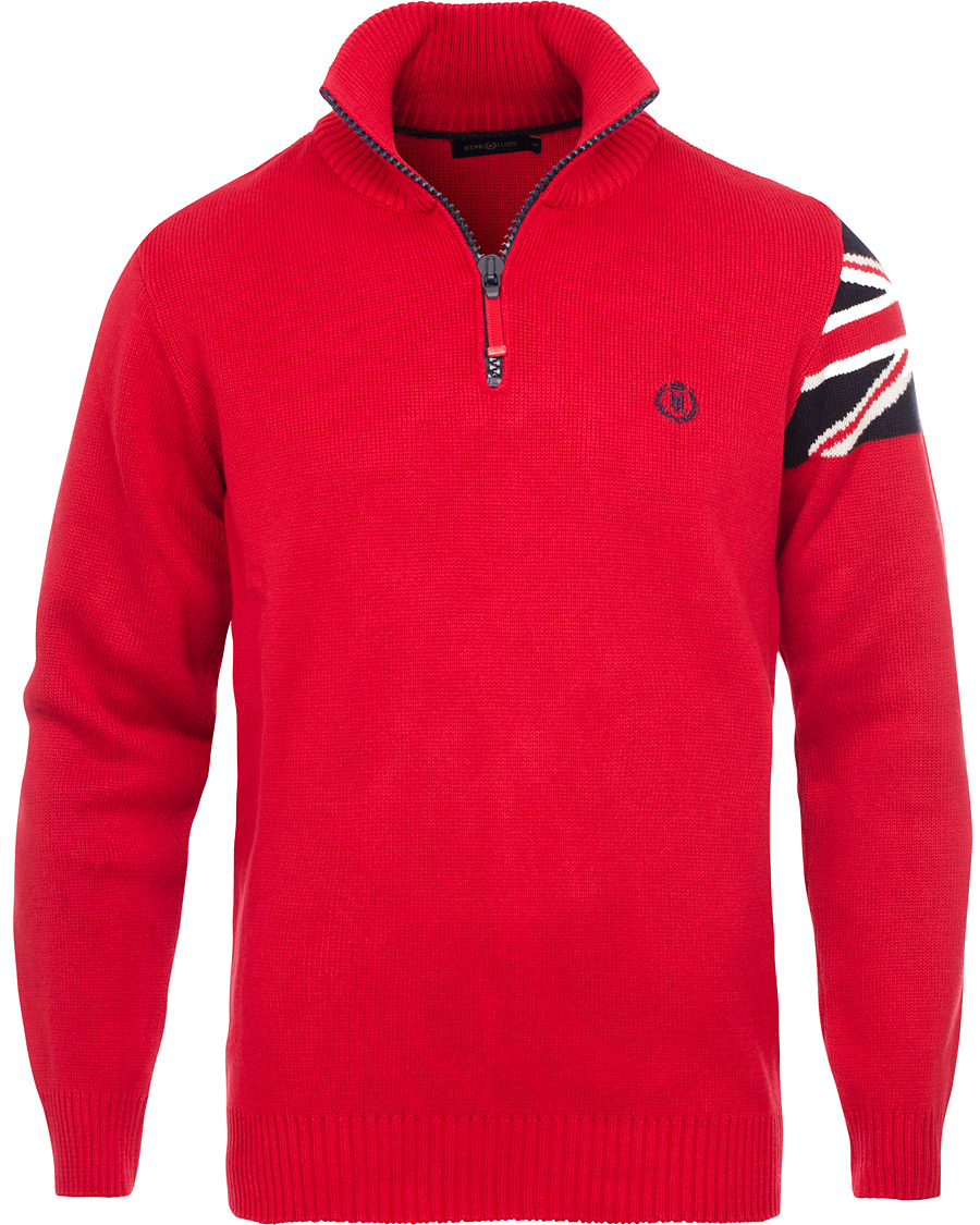 Herr | Tröjor | Henri-Lloyd | Henri Lloyd Alton Zip Rosso Red