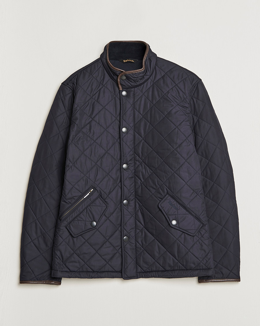 Herr | Jackor | Barbour Lifestyle | Powell Quilted Jacket Navy