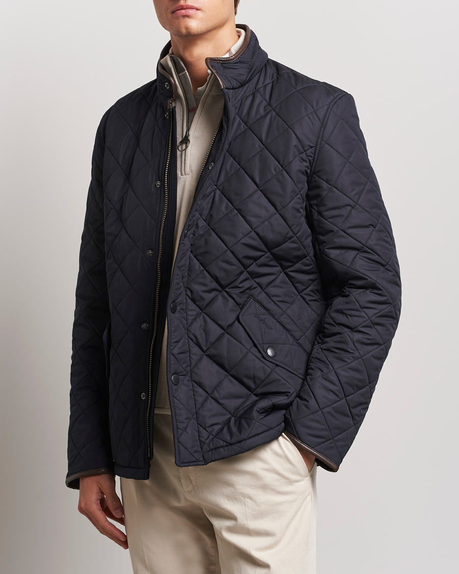 Herr | Vårjackor herr | Barbour Lifestyle | Powell Quilted Jacket Navy