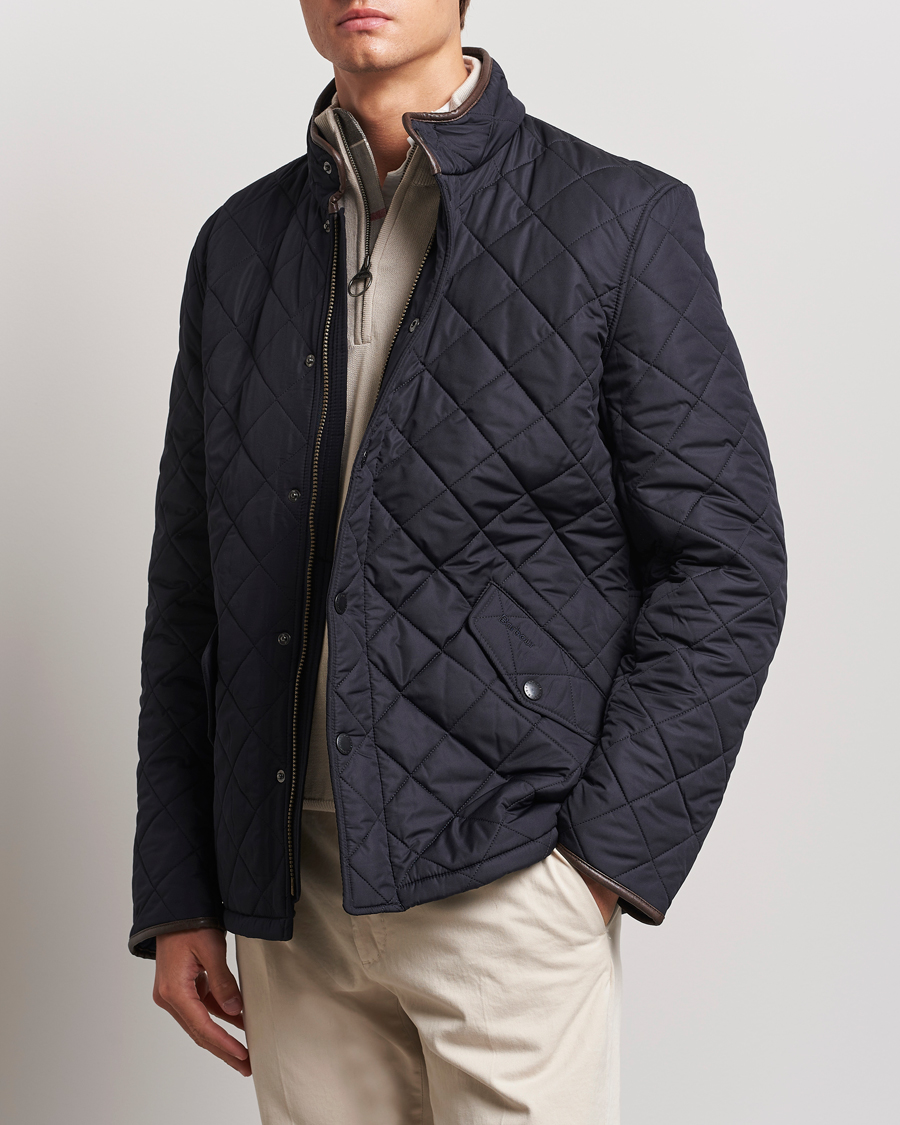 Herr | Klassiska jackor | Barbour Lifestyle | Powell Quilted Jacket Navy