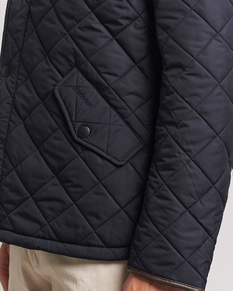 Herr | Jackor | Barbour Lifestyle | Powell Quilted Jacket Navy