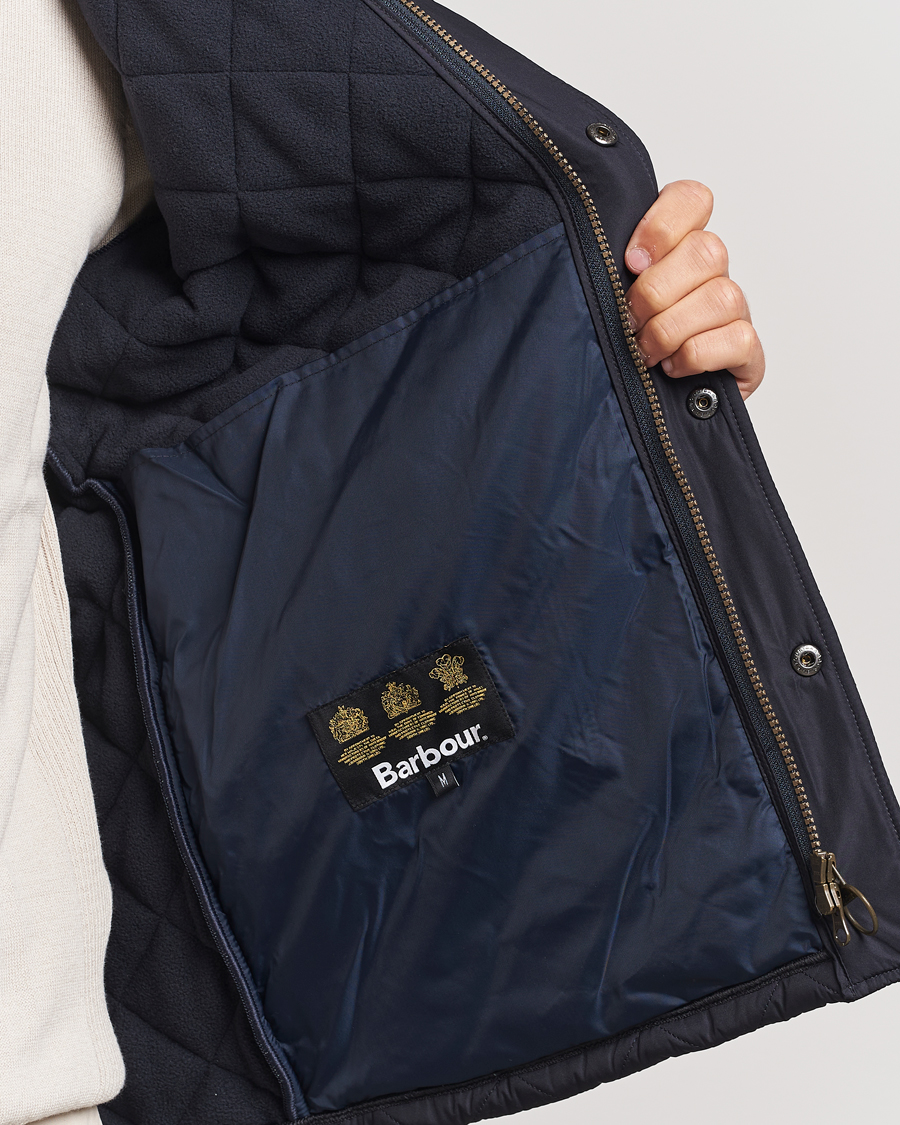 Herr | Jackor | Barbour Lifestyle | Powell Quilted Jacket Navy