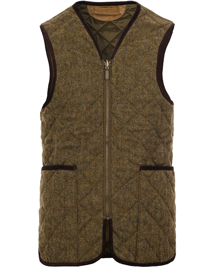 Herr | Jackor | Barbour Lifestyle | Haddon Tweed Vest Olive