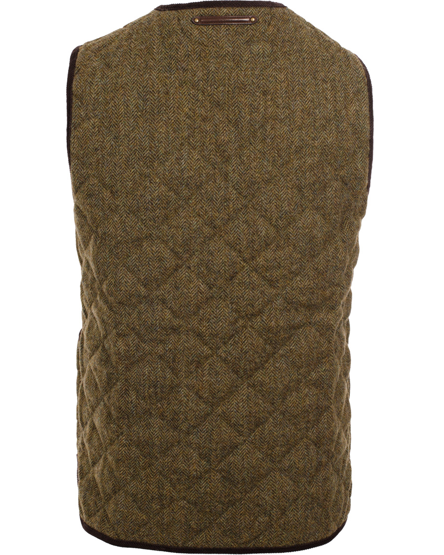 Herr | Jackor | Barbour Lifestyle | Haddon Tweed Vest Olive