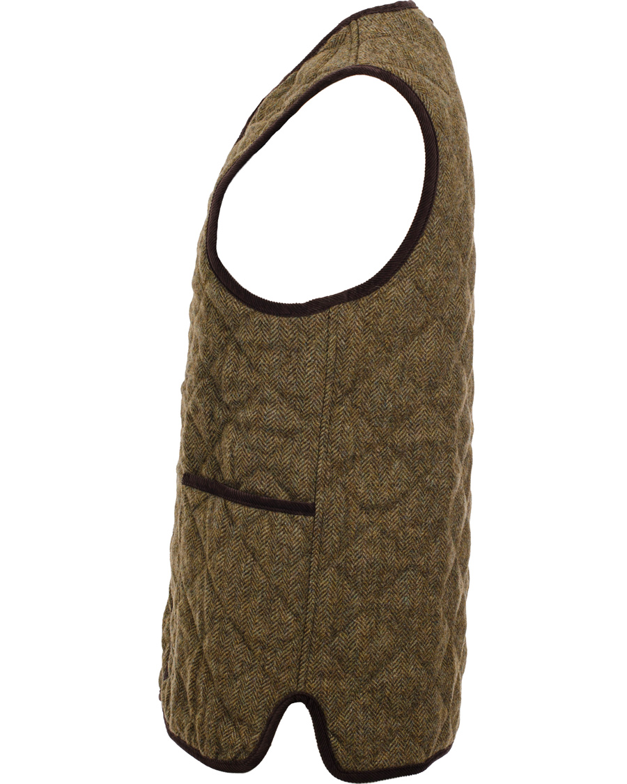 Herr | Jackor | Barbour Lifestyle | Haddon Tweed Vest Olive