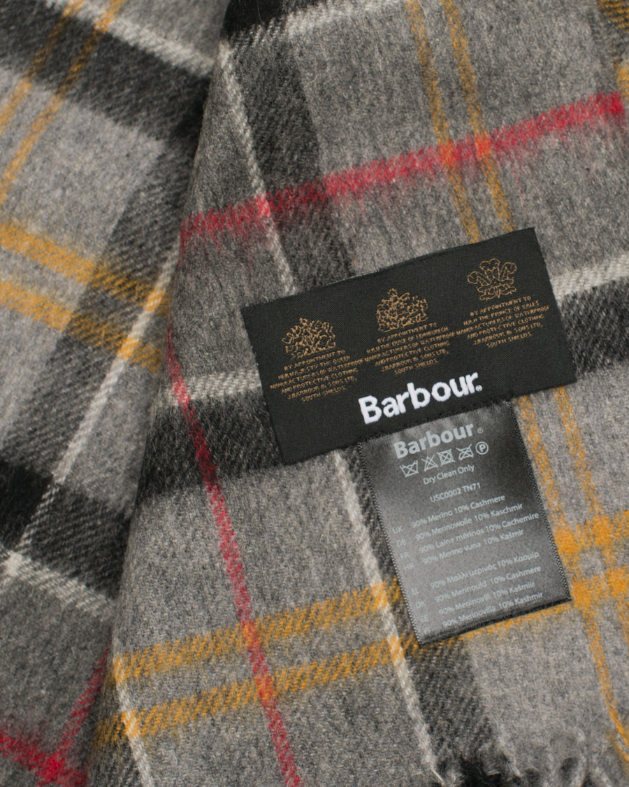 Herr | Barbour Lifestyle Merino Cashmere Tartan Scarf Modern | Barbour Lifestyle | Merino Cashmere Tartan Scarf Modern