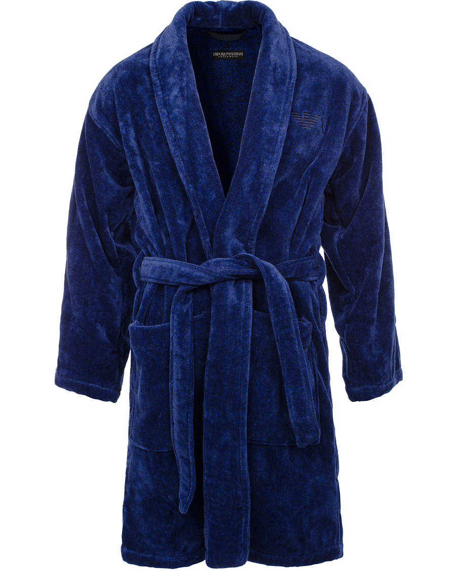 Herr | Underkläder | Emporio Armani | Bathrobe Marine Melange