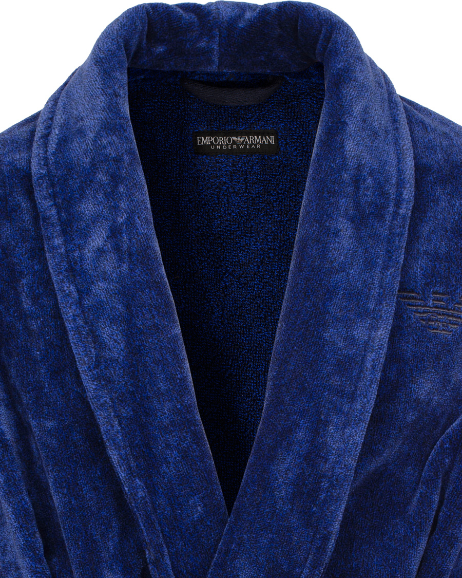 Herr | Underkläder | Emporio Armani | Bathrobe Marine Melange