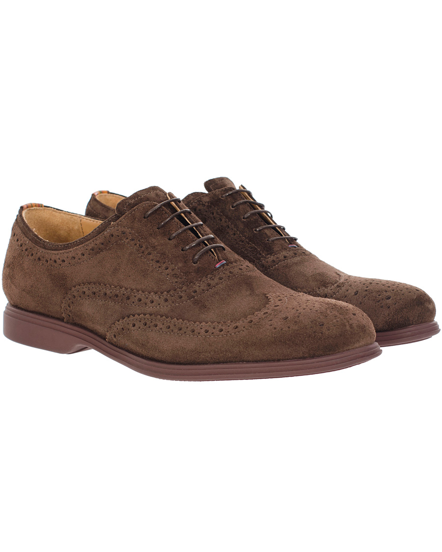 Herr | Paul Smith Shoe Carson Brogue Brown Suede | Paul Smith Shoe | Carson Brogue Brown Suede