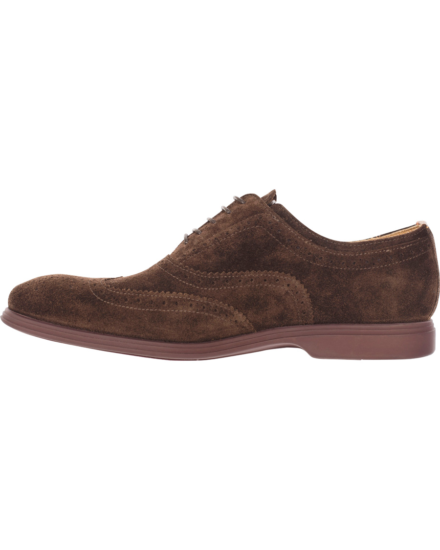 Herr | Paul Smith Shoe Carson Brogue Brown Suede | Paul Smith Shoe | Carson Brogue Brown Suede