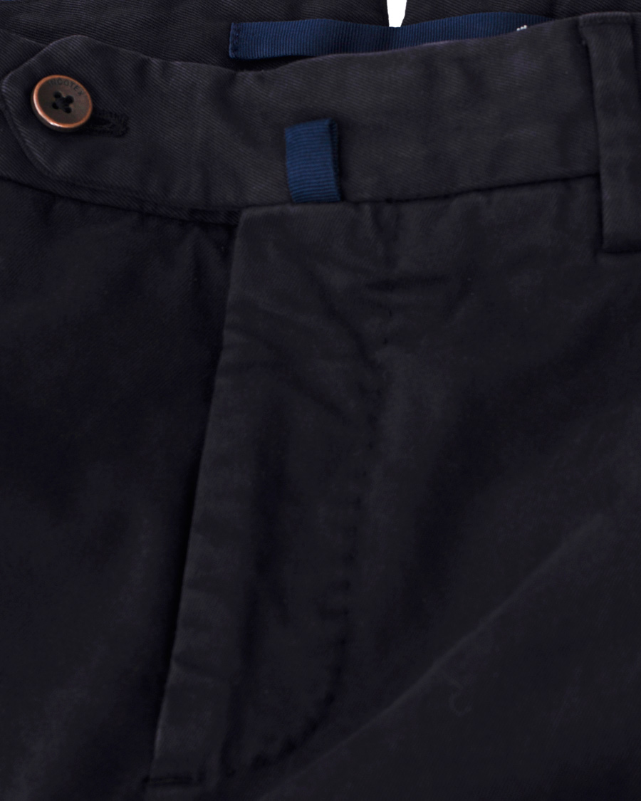 Herr | Byxor | Incotex | Slim Fit Comfort Chino Navy