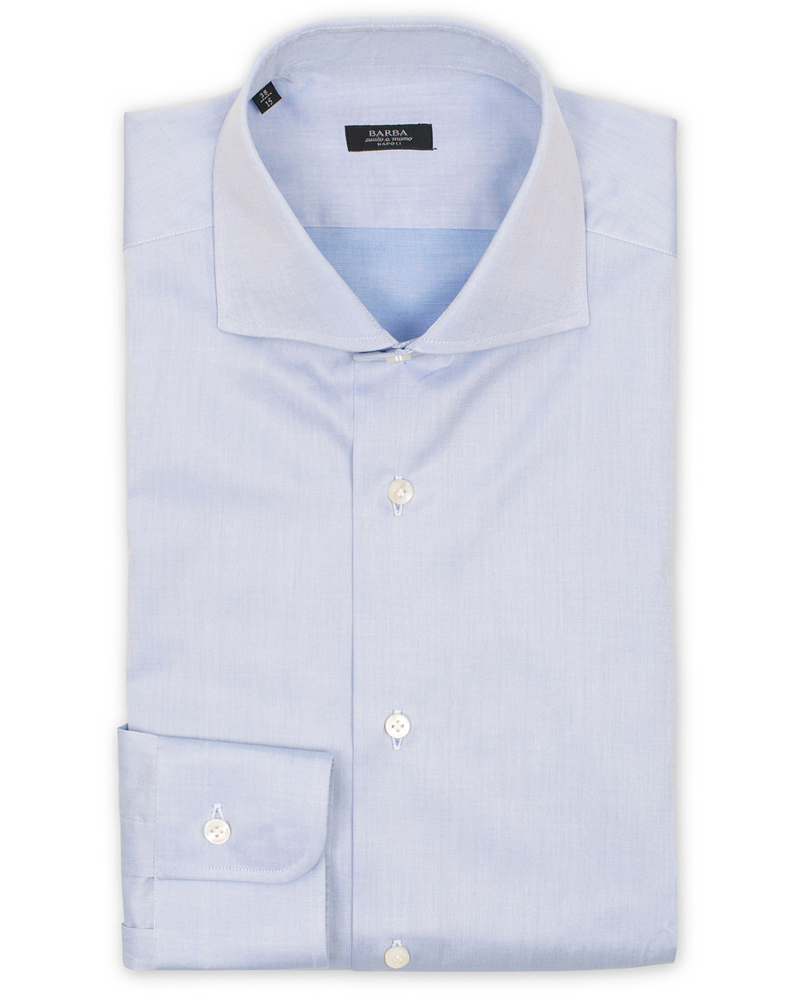 Herr | Skjortor | Barba Napoli | Slim Fit Shirt Light Blue 38 - S