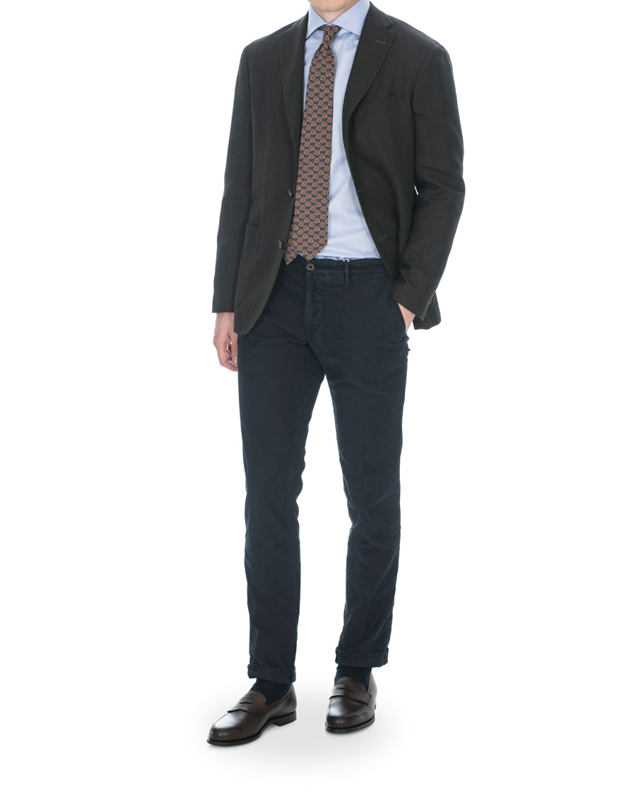 Herr | Skjortor | Barba Napoli | Slim Fit Shirt Light Blue 38 - S