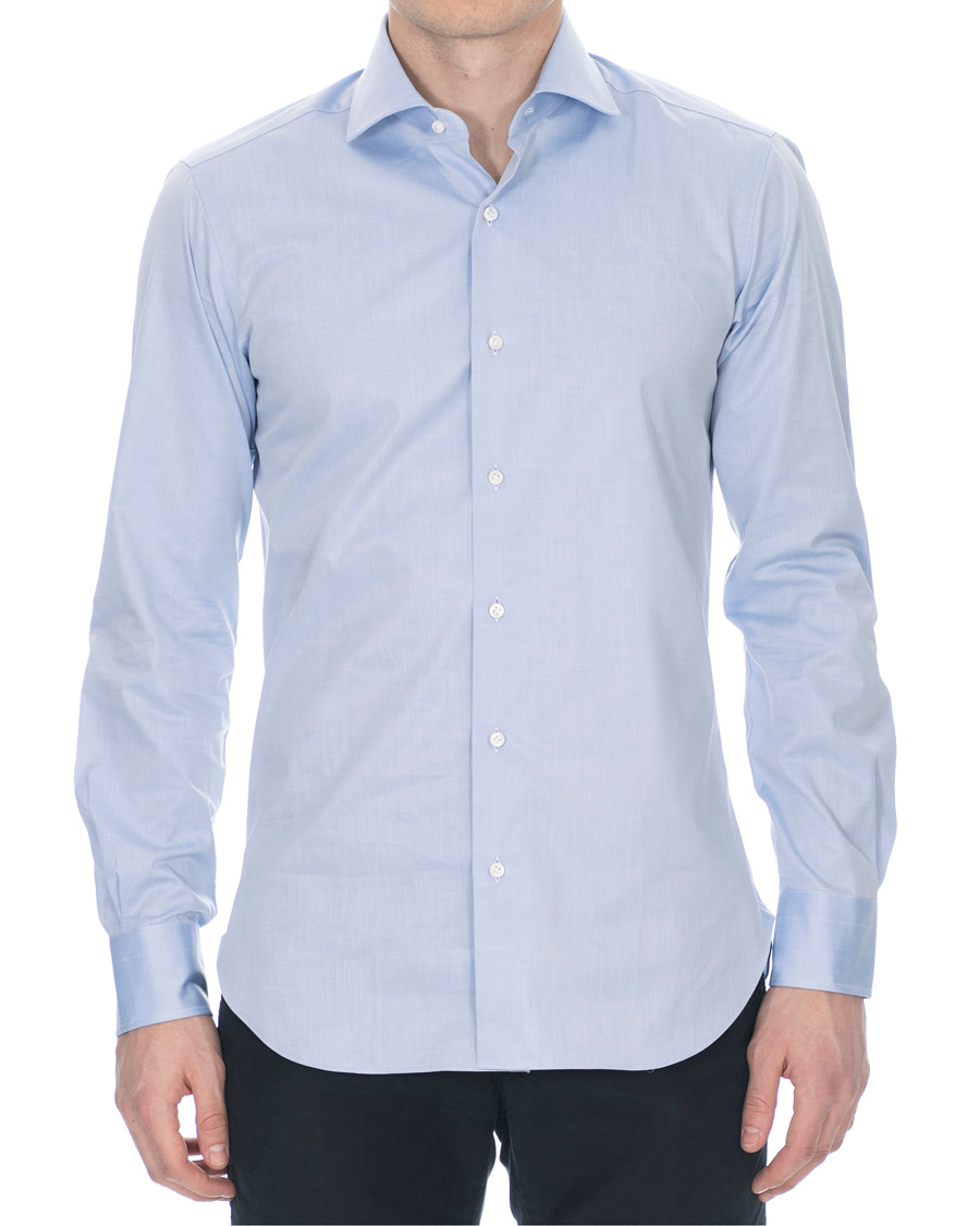 Herr | Skjortor | Barba Napoli | Slim Fit Shirt Light Blue 38 - S
