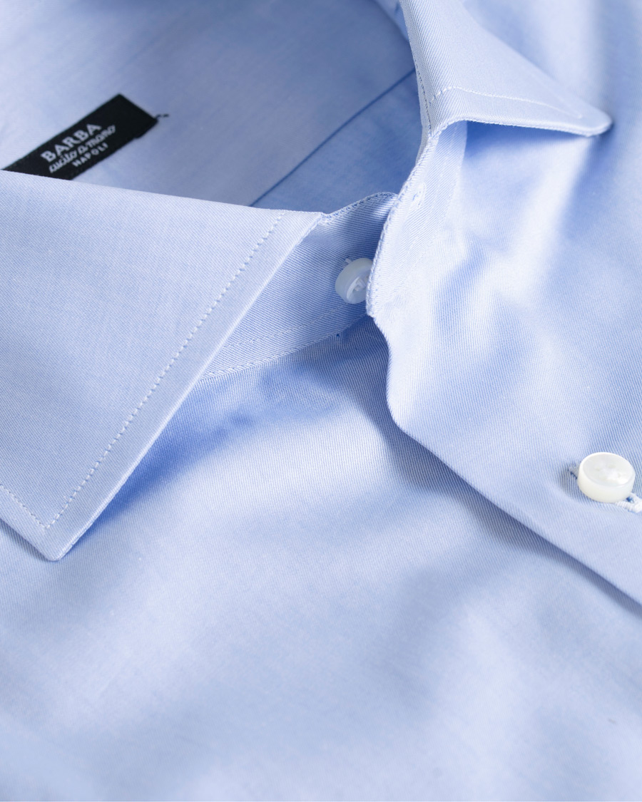 Herr | Skjortor | Barba Napoli | Slim Fit Shirt Light Blue 38 - S