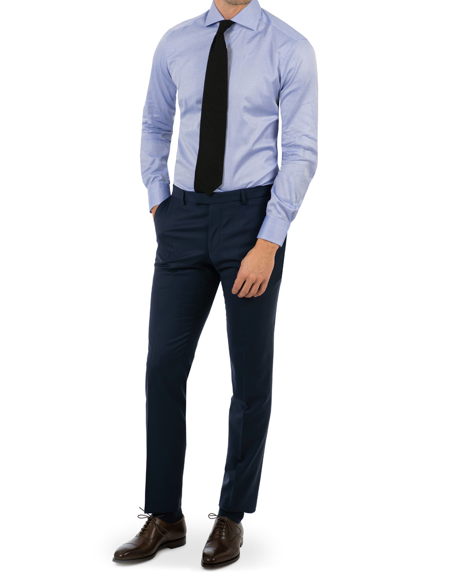 Herr | Skjortor | Barba Napoli | Slim Fit Shirt Blue