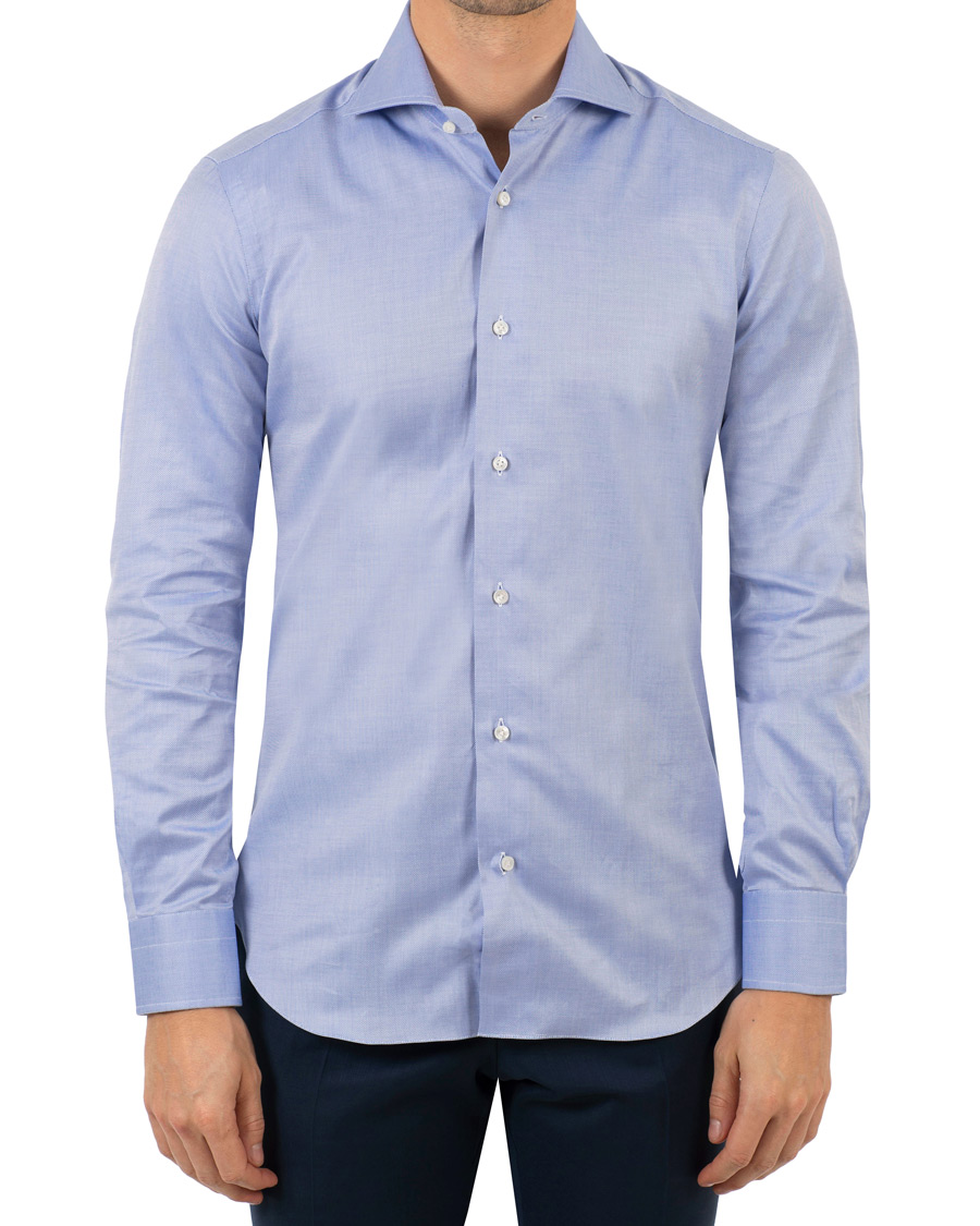 Herr | Skjortor | Barba Napoli | Slim Fit Shirt Blue