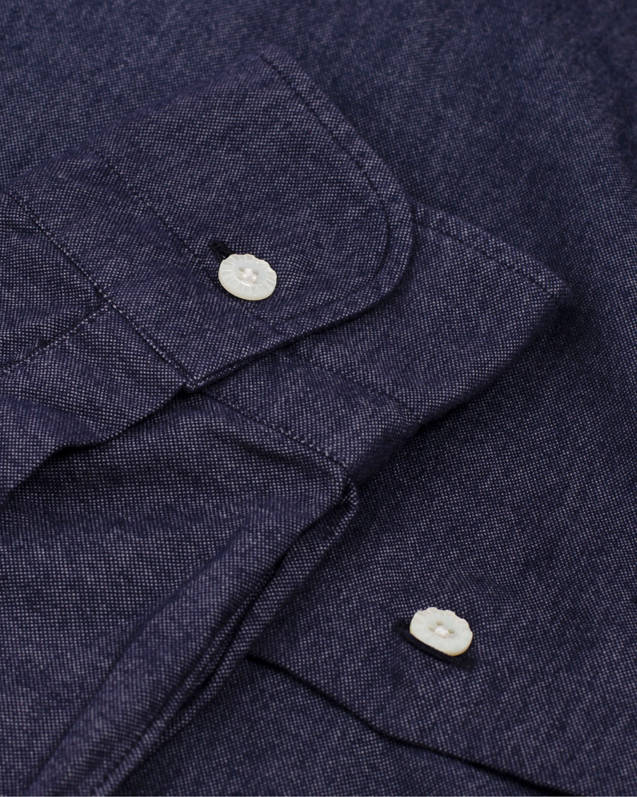 Herr | Skjortor | Barba Napoli | Dandylife Slim Fit Shirt Casual Blue