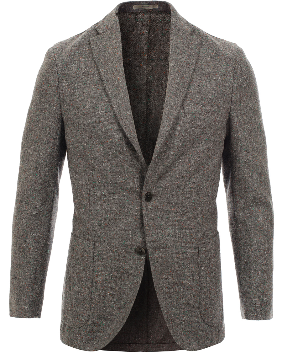 Herr | Kavajer | Boglioli | Dover Patch Pocket Wool Blazer Grey
