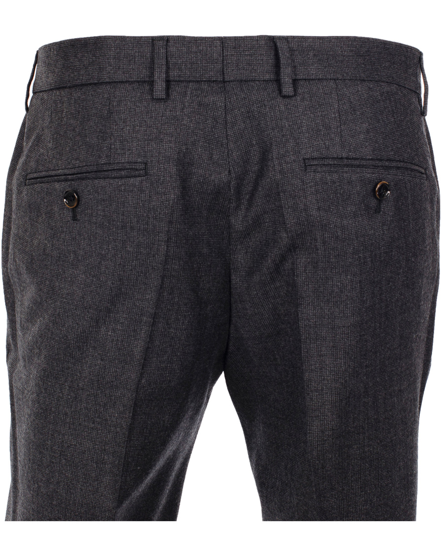 Herr | Byxor | BOSS BLACK | BOSS Giro 1 100% Wool Trousers Charcoal