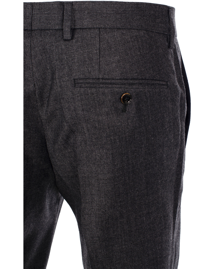 Herr | Byxor | BOSS BLACK | BOSS Giro 1 100% Wool Trousers Charcoal