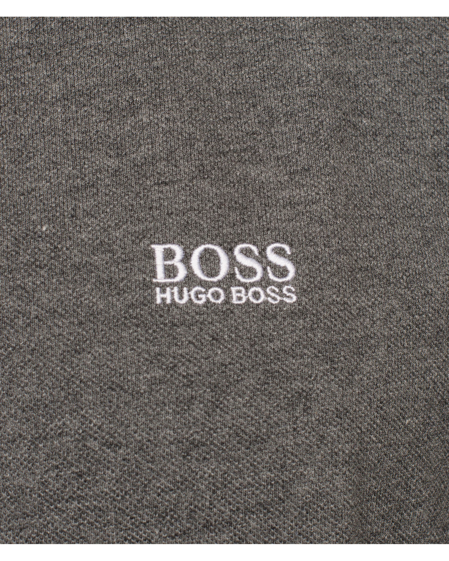 Herr | Tröjor | BOSS GREEN | BOSS Athleisure Plisy Long Sleeve Piké Medium Grey