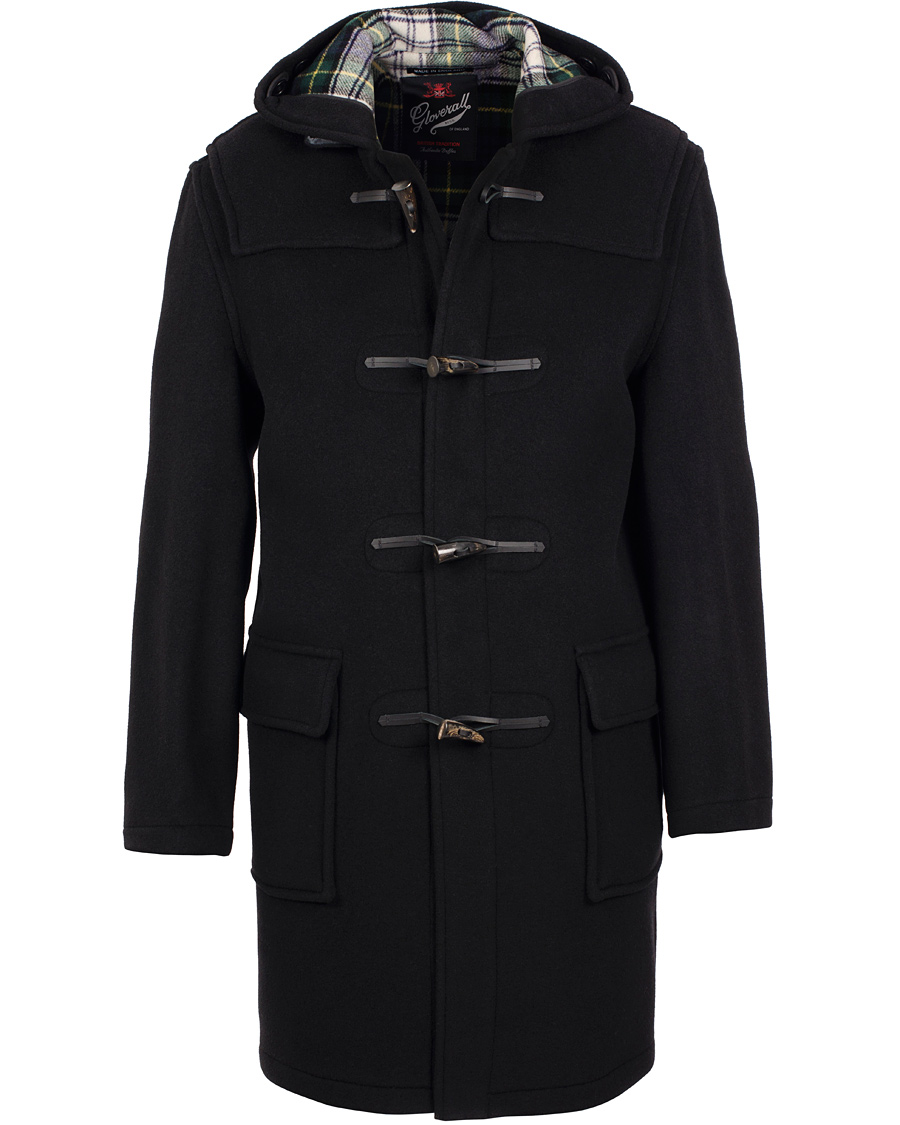 Herr | Jackor | Gloverall | Mens Classic Duffel Coat 512CT Black