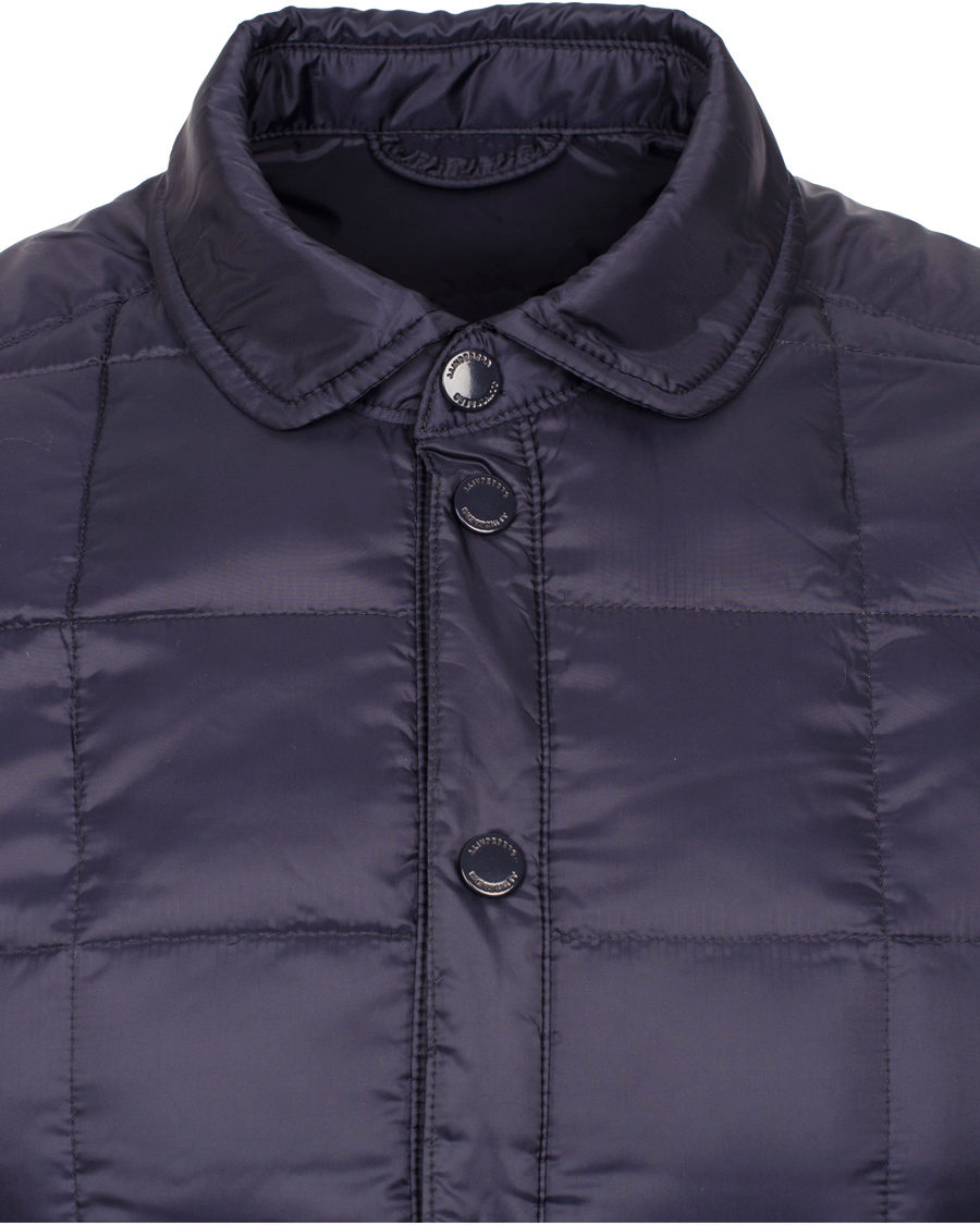 Herr | Jackor | J.Lindeberg | Lawler 46 Feather Nylon Quilted Jacket Dark Navy