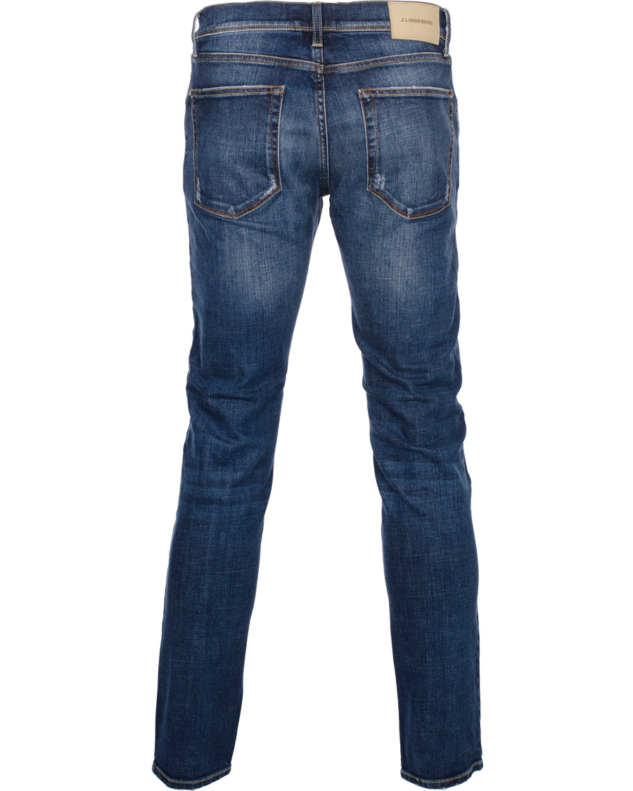 Herr | Jeans | J.Lindeberg | Damien Creek Com Mid Blue
